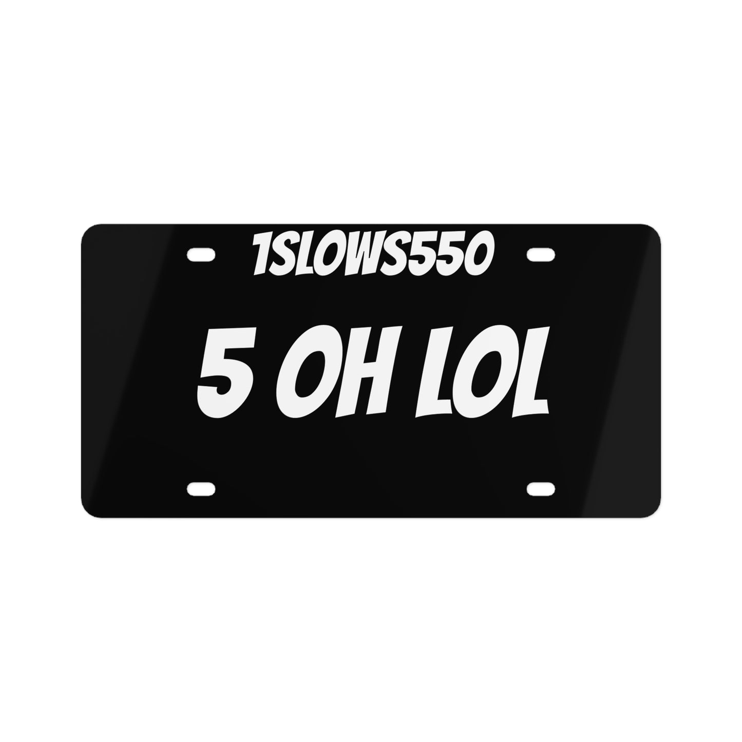 5 OH License Plate